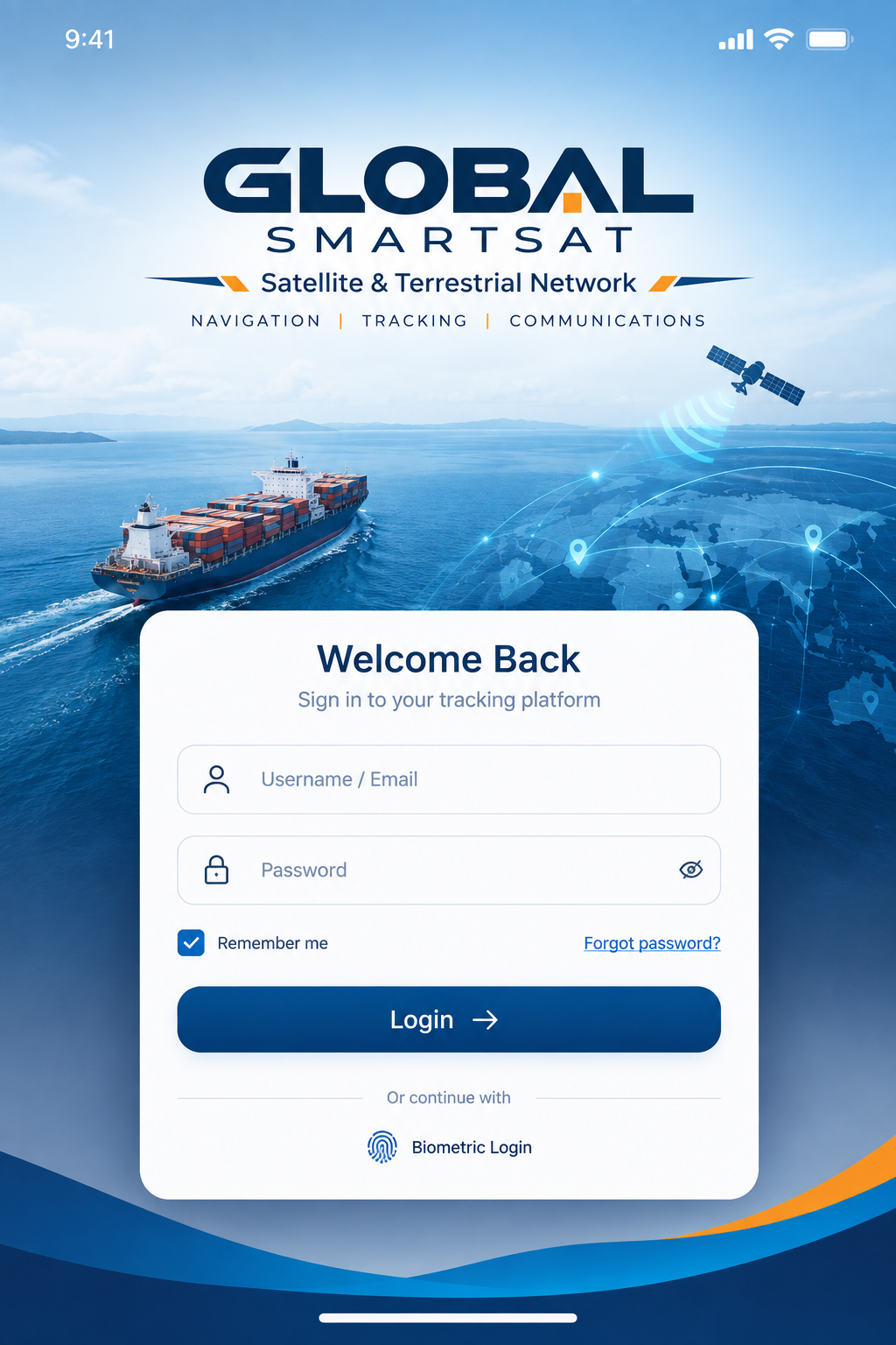 Global Smartsat mobile tracking platform